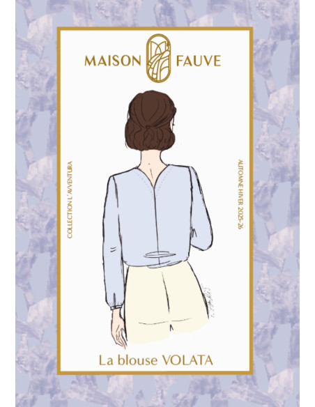 Patron de blouse Volata - Maison Fauve