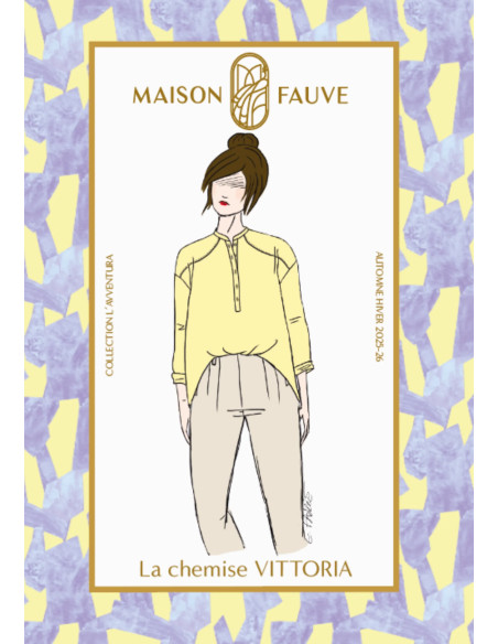 Patrón de blusa Vittoria - Maison Fauve