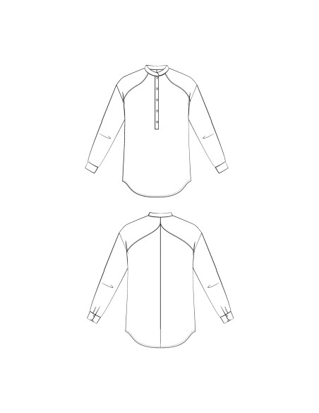 Patrón de blusa Vittoria - Maison Fauve