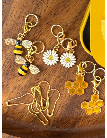 Juego de 12 anillos marcadores de puntos - Honeybee