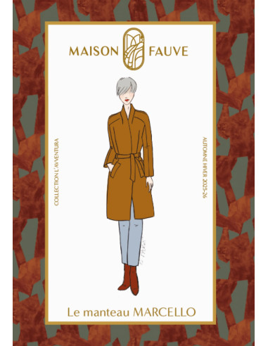 Patrón de abrigo Marcello - Maison Fauve