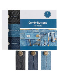 Botones de extensión de metal Easy Fit para jeans