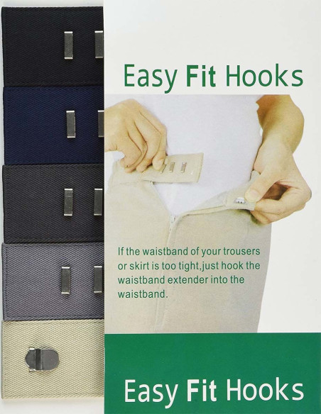 Ganchos de extensión Easy Fit para pantalones y faldas