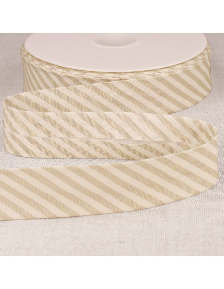 Bies rayas pastel - Beige
