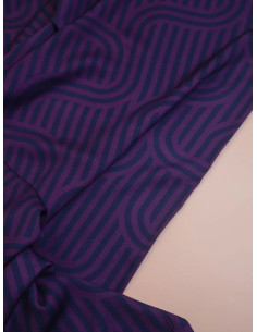 Tejido sarga viscosa Ziggy - Violeta 2