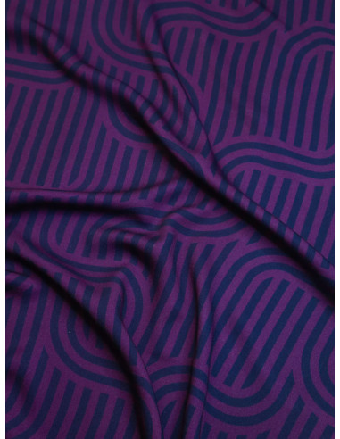 Tejido sarga viscosa Ziggy - Violeta