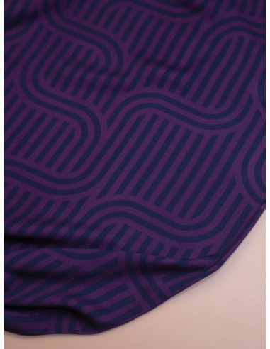 Tejido sarga viscosa Ziggy - Violeta