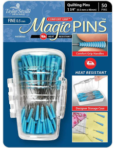 Caja de 50 alfileres mágicos especiales para quilting