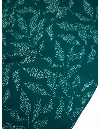 Tejido sarga viscosa Lulu - Verde pino