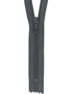 Cremallera de nylon - Gris antracita