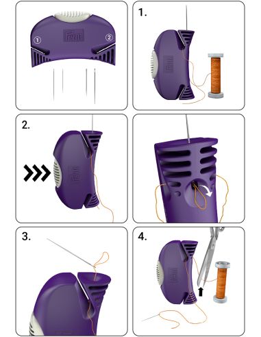 Enhebradores de agujas Prym Ergonomics