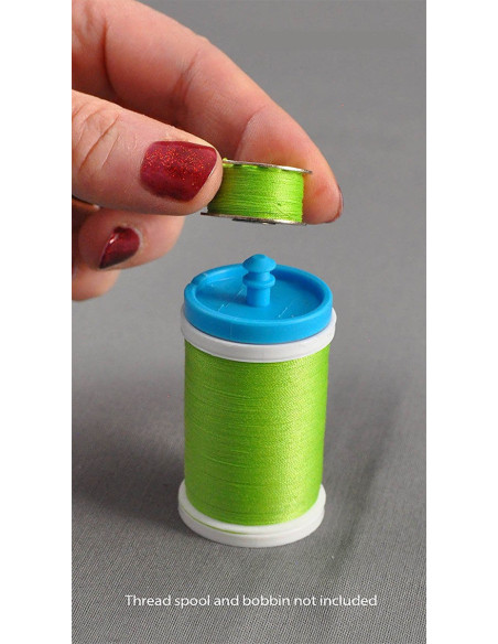 Porta-latas para bobinas de hilo