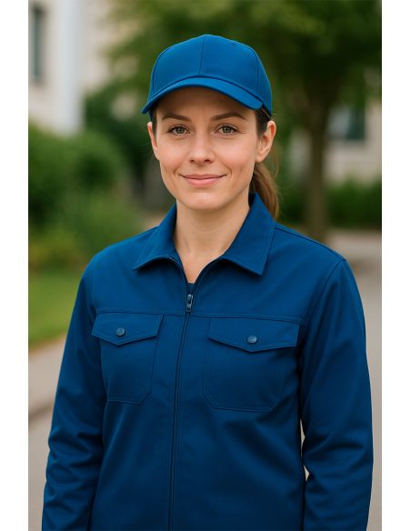 Tela sarga de trabajo - Azul petróleo