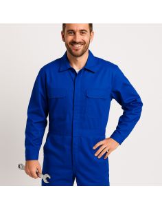 Tela sarga de trabajo - Azul real 2