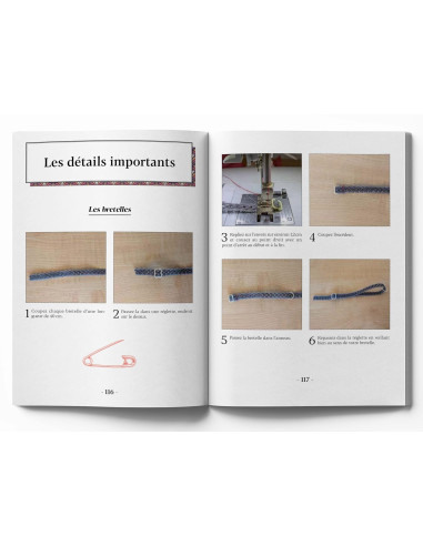 Libro pequeño manual de costura de lencería