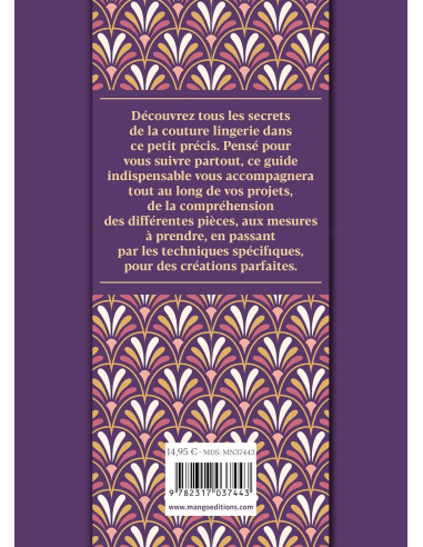 Libro pequeño manual de costura de lencería