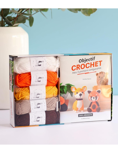 Estuche de objetivos de crochet - Mis 3 primeros amigurumis