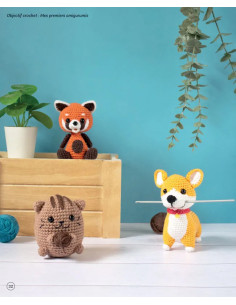 Estuche de objetivos de crochet - Mis 3 primeros amigurumis 2