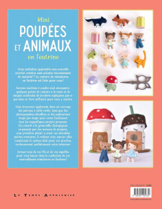 Libro de mini muñecas y animales de fieltro 2