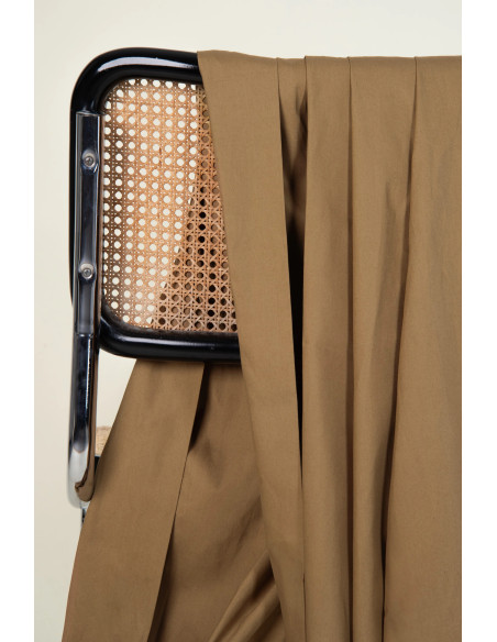 Tejido de algodón repelente al agua Trench Iced Mocha - Atelier Brunette