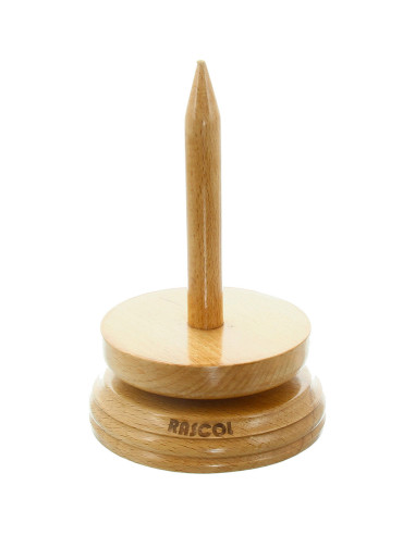 Soporte de ovillo de lana de madera Rascol