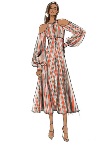 Patrón de vestido - Vogue 9296