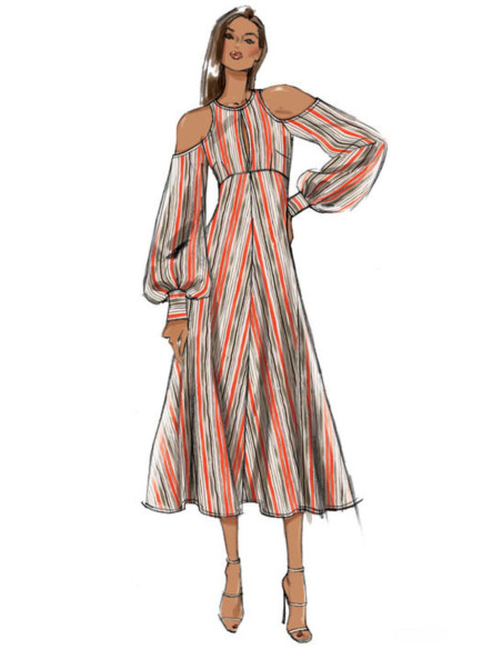 Patrón de vestido - Vogue 9296