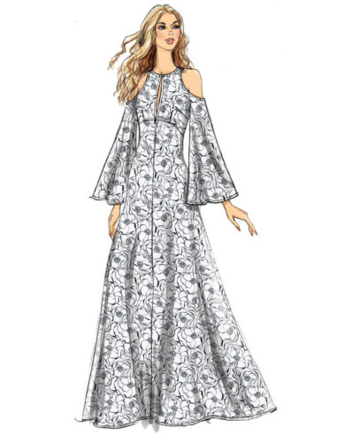 Patrón de vestido - Vogue 9296
