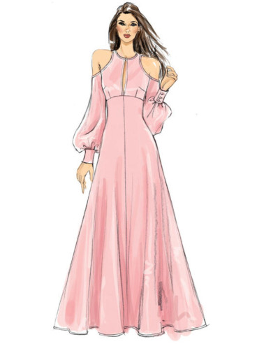 Patrón de vestido - Vogue 9296