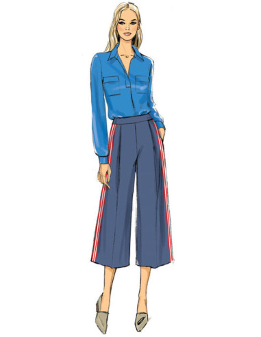 Patrón de pantalón - Vogue 9302