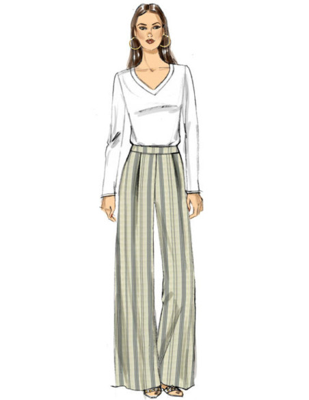 Patrón de pantalón - Vogue 9302