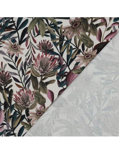 Lienzo de algodón - Flores vintage
