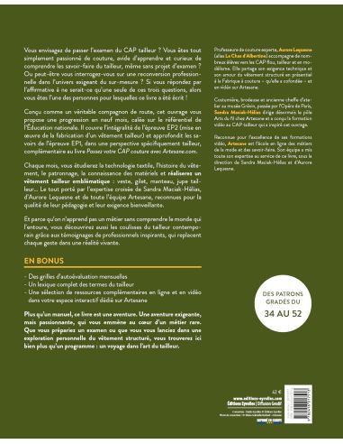 Libro apruebe su CAP sastre con Artesane