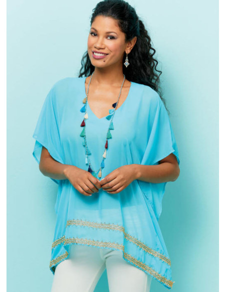Patrón de blusa, túnica y caftán - Butterick 6559