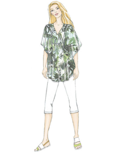 Patrón de blusa, túnica y caftán - Butterick 6559