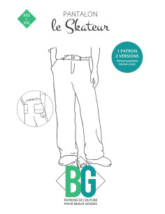 Patrón de pantalón para hombre El Skateur - Los BG
