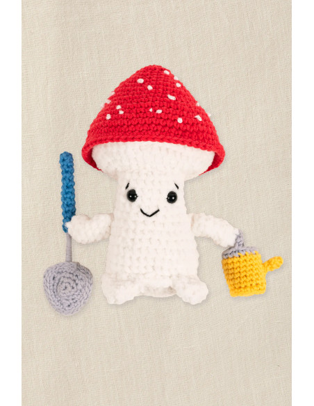 Kit amigurumi - Champignon jardinier
