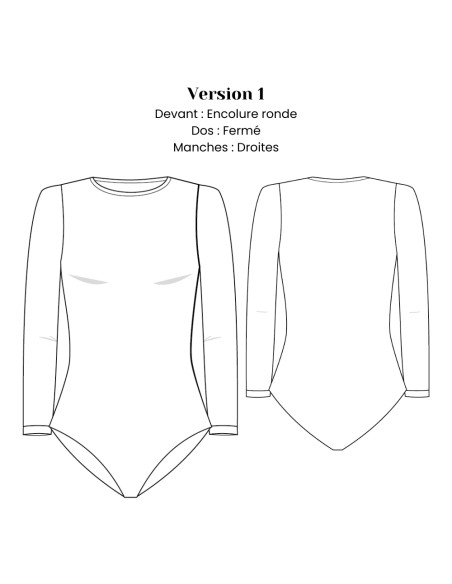 Patrón de body - Sora - Lise Tailor
