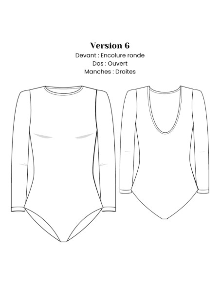 Patrón de body - Sora - Lise Tailor