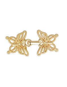 Brandeburgo chic mariposa - Dorado