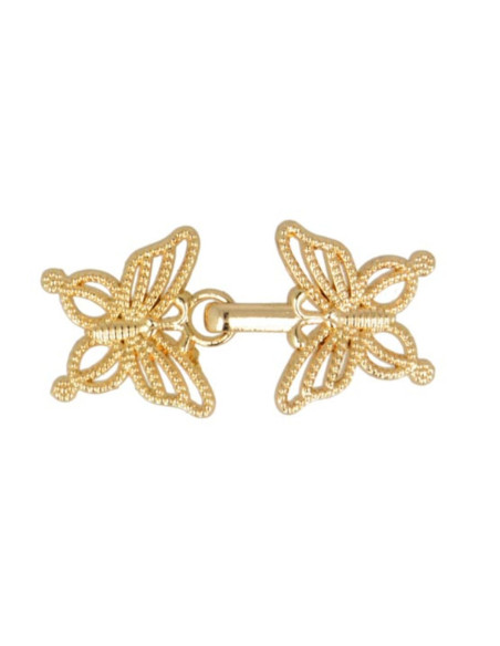 Brandeburgo chic mariposa - Dorado