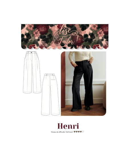 Patrón de pantalón - Henri - Lise Tailor