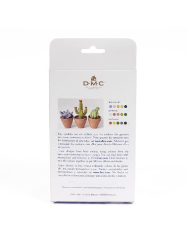 Paquete de 5 lanas cardadas para fieltrar DMC - Ramo