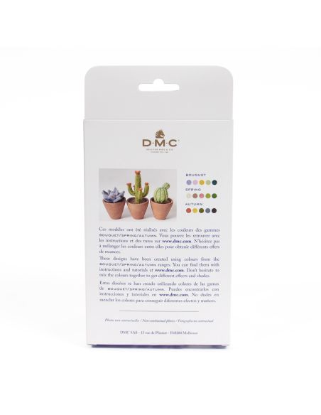 Paquete de 5 lanas cardadas para fieltrar DMC - Ramo