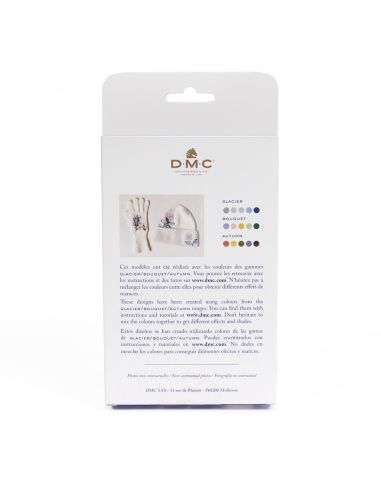 Paquete de 5 lanas cardadas para fieltrar DMC - Glaciar