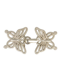 Brandeburgo chic mariposa - Plata