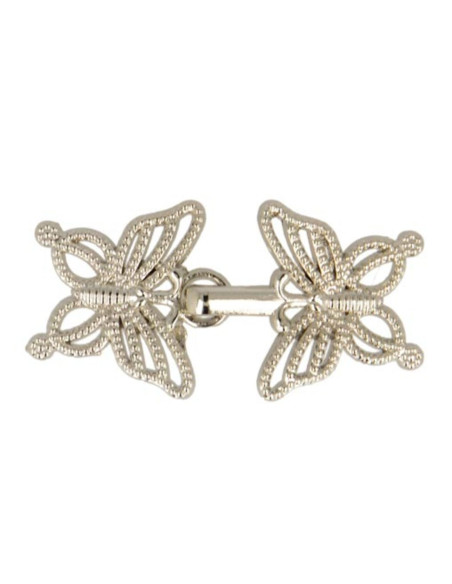 Brandeburgo chic mariposa - Plata