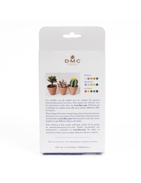Paquete de 5 lanas cardadas para fieltrar DMC - Primavera