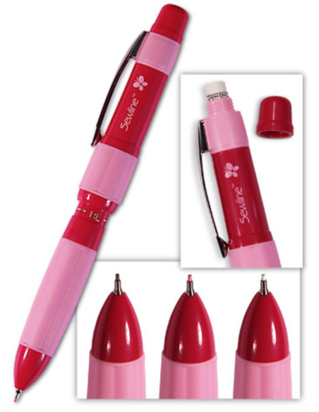 Lápiz de tiza portaminas TrioColors 3 en 1 Sewline