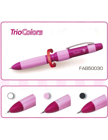 Lápiz de tiza portaminas TrioColors 3 en 1 Sewline